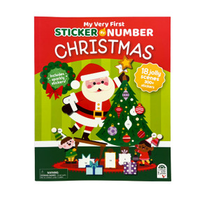My Very First Sticker By Number Christmas by Anna & Daniel Clark, Cottage Door Press, 9798890194329
