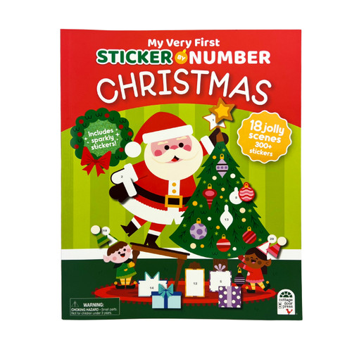 My Very First Sticker By Number Christmas by Anna & Daniel Clark, Cottage Door Press, 9798890194329