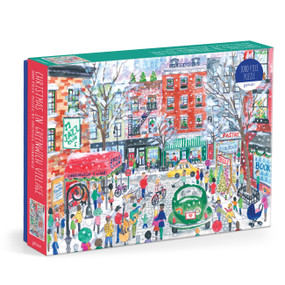 Michael Storrings Christmas in Greenwich Village 1000 Piece Puzzle by Galison Galison, 9780735386099