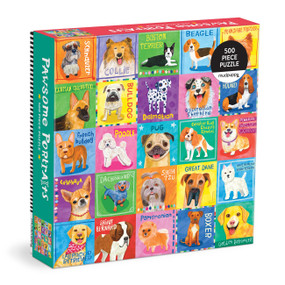 Pawsome Portraits 500 Piece Family Puzzle by Mudpuppy, 9780735386235