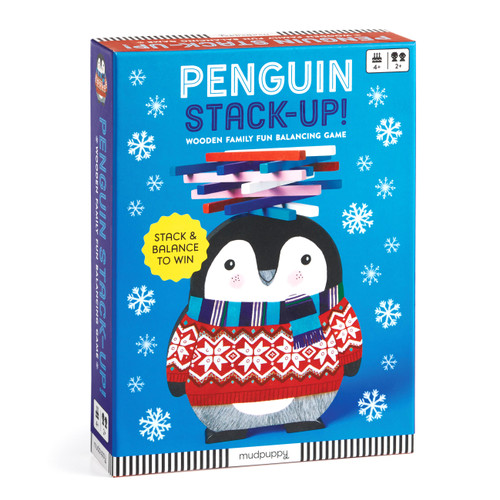 Penguin Stack-up Wooden Balancing Game by Mudpuppy, 9780735386341