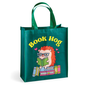 Book Hog Reusable Shopping Bag by Mudpuppy, 9780735386419