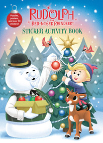 Rudolph the Red-Nosed Reindeer Sticker Activity Book by Golden Books, Dave Aikins, 9798217032068