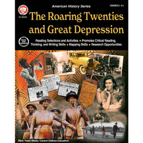 The American History Series Roaring 20s and the Great Depression Workbook, Grades 5 - 12 by Cindy Barden, 9781622239054