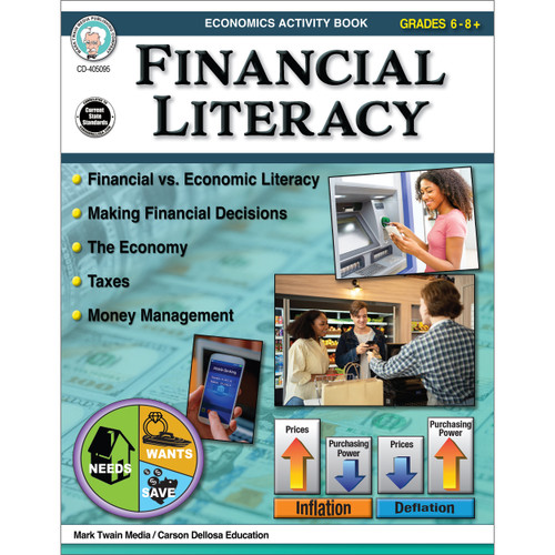 Financial Literacy Workbook, Grades 6 - 12 by Schyrlet Cameron, 9781622239092