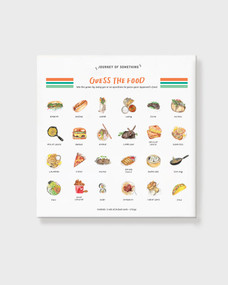 Guess the Food Card Game - Artist Designed Quirky Food Guessing Game for Families & Friends by Journey of Something, Seonaidh Murphy, 9781488969348