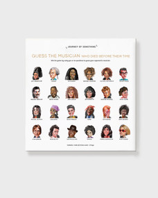 Guess the Musician Card Game - Artist Designed Quirky Musician Guessing Game for Families & Friends by Journey of Something, Rocco Fazzari, 9781488969355