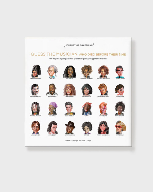 Guess the Musician Card Game - Artist Designed Quirky Musician Guessing Game for Families & Friends by Journey of Something, Rocco Fazzari, 9781488969355