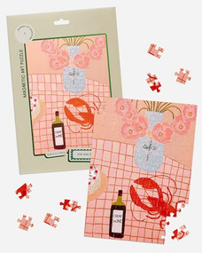 Lobster Lunch Magnetic Puzzle - Artist Designed Fridge Puzzle 100 piece Fridge Puzzle by Journey of Something, Britty Flynn, 9781488969416
