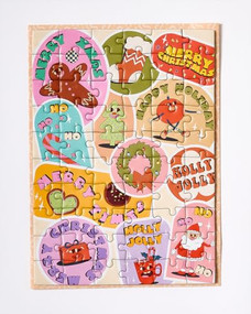 Happy Holiday - Greeting Card Jigsaw Puzzle - Interactive Jigsaw Card with Envelope by Journey of Something, 9781488969515
