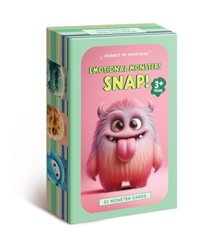 Emotional Monsters Snap Card Game - Learn Emotions Through Play - for Kids by Journey of Something, 9781488969706