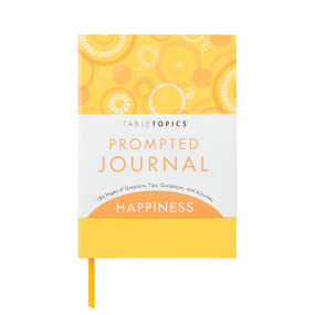 TABLETOPICS PROMPTED JOURNAL - HAPPINESS by TABLETOPICS, 882295606224