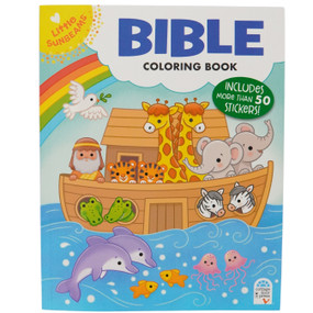 Bible Coloring Book with Stickers by Ela Jarzabek, Daniela Massironi, Cottage Door Press, 9798890193667