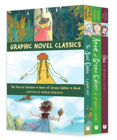 Graphic Novel Classics: The Secret Garden, Anne of Green Gables, and Heidi by Mariah Marsden, Brenna Thummler, Hanna Luechtefeld, Elena Bia, 9798881603298