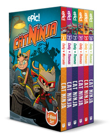 Cat Ninja Box Set Books 1-6 by Matthew Cody, Marcie Colleen, Yehudi Mercado, Chad Thomas, 9798881603663