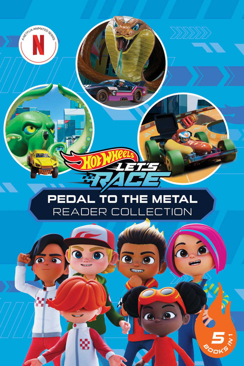 Hot Wheels Let's Race: Pedal to the Metal Reader Collection by Eric Geron, Mattel, 9781640365735