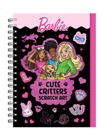Barbie: Cute Critters Scratch Art by Mattel, Mattel, 9781640365780