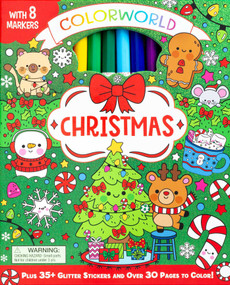 ColorWorld: Christmas (Plus 35+ Glitter Stickers and Over 30 Pages to Color!) by Madison LaRose, 9781667210582
