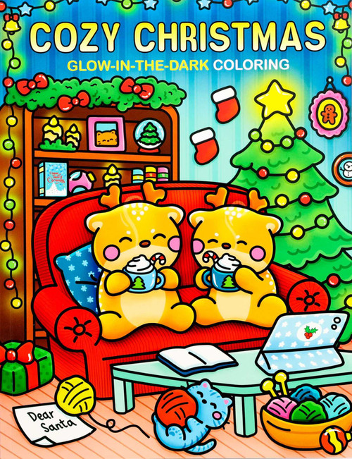 Cozy Christmas Glow-in-the-Dark Coloring by Editors of Thunder Bay Press, 9781667211749