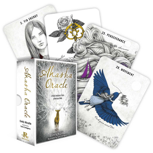 Akasha Oracle (Unlock wisdom from previous lives) by Carla Cartagena, Emily Nicolle, 9781923208193