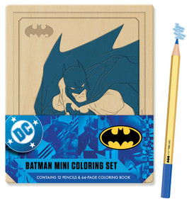 Batman Mini Coloring Set (Contains 64pp coloring book and 12 premium colored pencils) by Insight Editions, 9798337401805