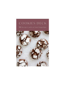 Williams Sonoma Cookies Recipe Deck (50 Recipe Cards for Cookies & Bars at Your Fingertips) by Williams-Sonoma, 9798886742855