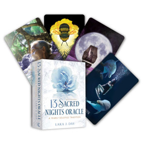 13 Sacred Nights Oracle (A Yearly Solstice Tradition (A 52-Card Deck & Guidebook)) by Lara J. Day, 9781582708843