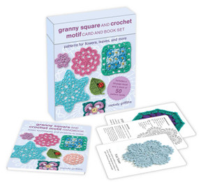 Granny Square and Crochet Motif Card and Book Set: 50 cards and a 64-page book (Patterns for flowers, leaves, and more) by Melody Griffiths, 9781800654570