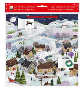 Bex Parkin: Doves Advent Calendar (with stickers) by Flame Tree Studio, 9781835624883