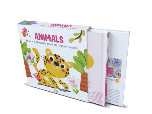 Magnetic Level-Up - Animals by Little Genius Books, 9781960107701