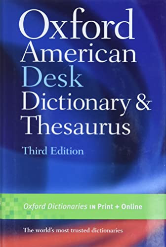 Oxford American Desk Dictionary & Thesaurus by , 9780199739271