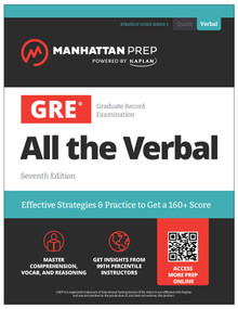 GRE All the Verbal by Manhattan Prep, 9781506298900