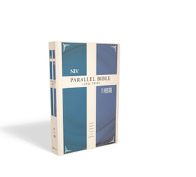 NIV, The Message, Parallel Bible, Large Print, Hardcover (Two Bible Versions Together for Study and Comparison) by Eugene H. Peterson, Zondervan, 9780310436850
