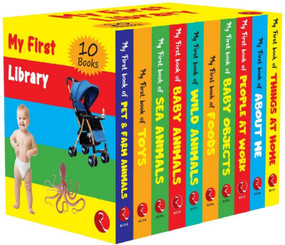 My First Library - Set Of 10 Books (Box Set) - Kids Learning Board Books by Moonstone, 9789355202741
