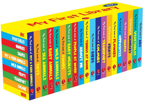 My First Library - Set of 20 Books (Box set) - Kids Learning Board books by Moonstone, 9789355202949