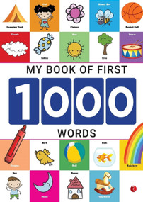 My Book of First 1000 Words - Interactive picture book - Numbers and Alphabets by Moonstone, 9789355206213