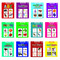 Interactive Picture Book Collections (Set of 12 Books) by Moonstone, 9789355206275