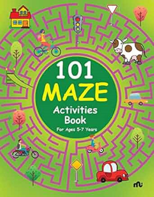 101 Maze Activities Book by Moonstone, 9789355207388