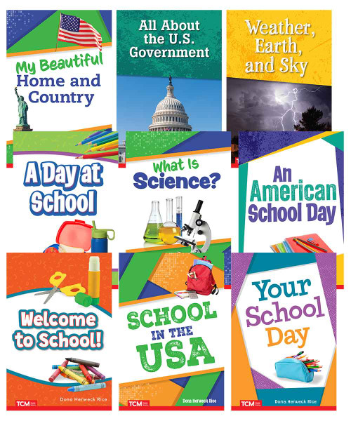 Get Ready Vocabulary Readers Complete 9-Book Set by Dona Herweck Rice, 9798330913336