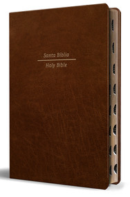 Biblia Bilingüe Reina Valera 1960 Large Print Brown Leathersoft with Thumb by Reina Valera Revisada 1960, 9798890984272