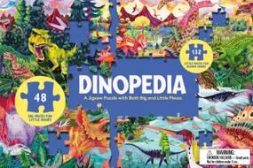 Dinopedia Jigsaw Puzzle A 180-Piece Jigsaw Puzzle (With Both Big and Little Pieces) by Good Wives and Warriors, 9781399629638