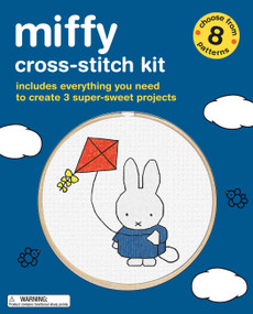 Miffy Cross-Stitch Kit (Includes Everything You Need to Create 3 Super-Sweet Projects (Choose from 8 Patterns)) by Sosae Caetano, Dennis Caetano, Dick Bruna, 9798894140124