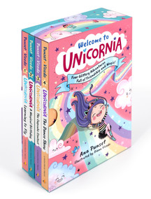 Welcome to Unicornia: Four Glittery Adventures Full of Friendship and Magic! (Books 1-4 (Box Set of Early Chapter Readers about Unicorns)) by Ana Punset, Diana Vicedo, 9781536249682