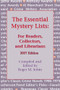 The Essential Mystery Lists (For Readers, Collectors, and Librarians) by Roger M Sobin, 9781590584576