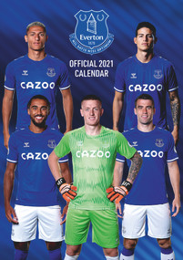 The Official Everton Football Club Calendar 2021 by A.F.C Bournemouth, 9781838545253