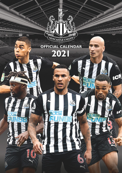 The Official Newcastle United F.C. Calendar 2021 by Newcastle United FC, 9781838545291