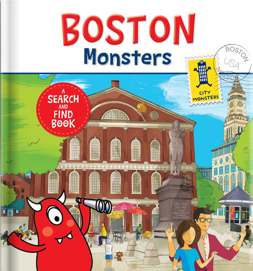 Boston Monsters: A Search and Find Book | Hidden Picture Adventure in Beantown | Ages 3-5 | Preschool Board Book (A Search and Find Book) by Carine Laforest, Lucile Danis Drouot, CrackBoom! Books, Lucile Danis Drouot, 9782924734056