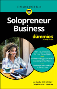 Solopreneur Business For Dummies by Joe Rando, Carly Ries, 9781394324675