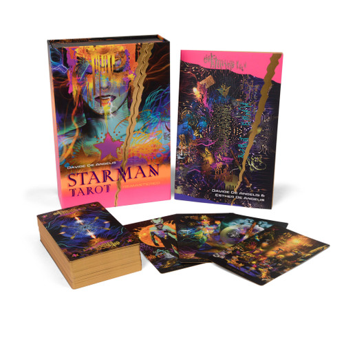 Starman Tarot Remastered (Revised and Updated David Bowie-Inspired Tarot Box Set with 78 Cards and Guide Book) by Davide De Angelis, 9780764369902