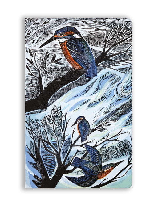 Angela Harding: Suffolk Kingfishers (Soft Touch Journal) by Flame Tree Studio, 9781835625866